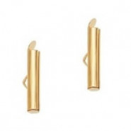 Slide end tubes 30mm - Gold